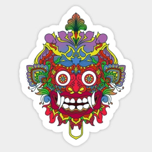 Barong Bali Colorful Sticker